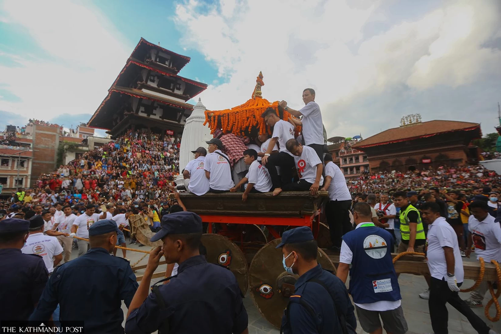 Indra Jatra Festival - Basantapur Durbar Square