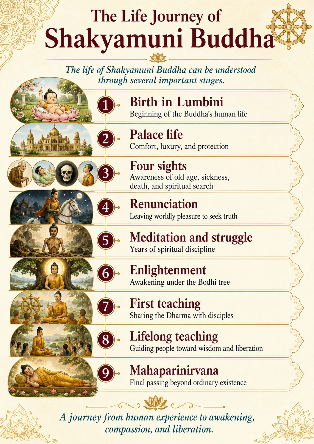 The Life Journey of Shakyamuni Gautam The Life Journey of Shakyamuni Gautam